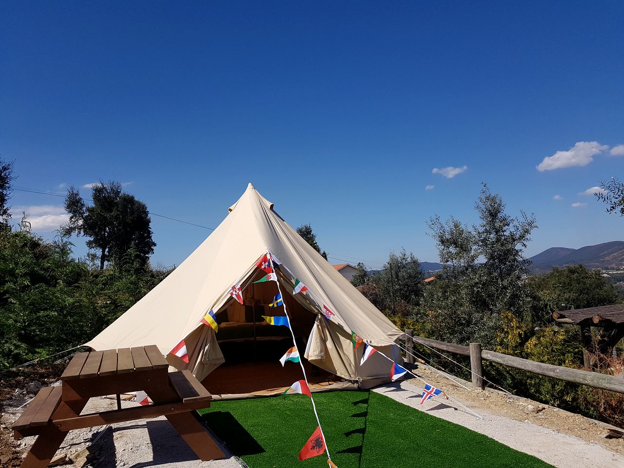 Charming Bell Tent with Incredible Views near Porto, Portugal