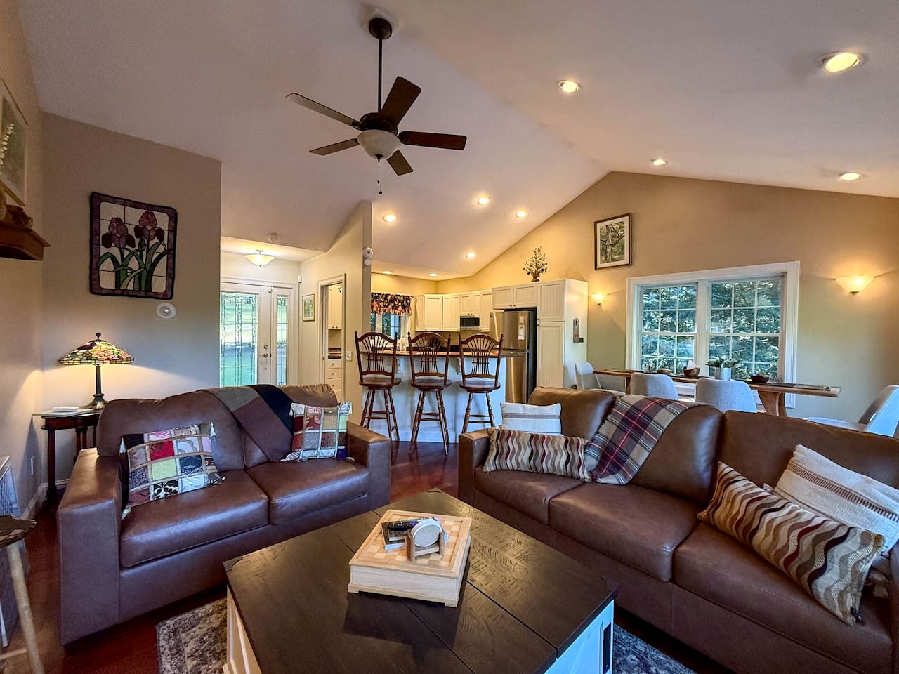 Spacious Mountain Retreat with Deck and Gas Fireplace near Echo Lake in Conway, New Hampshire