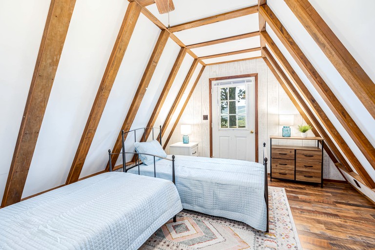 Traditional A-Frame Cabin with Stunning Views, Hot Tub, Deck, Grill and Fire Pit Near Cacapon State Park in Berkeley Springs, WV | A-Frames (Berkeley