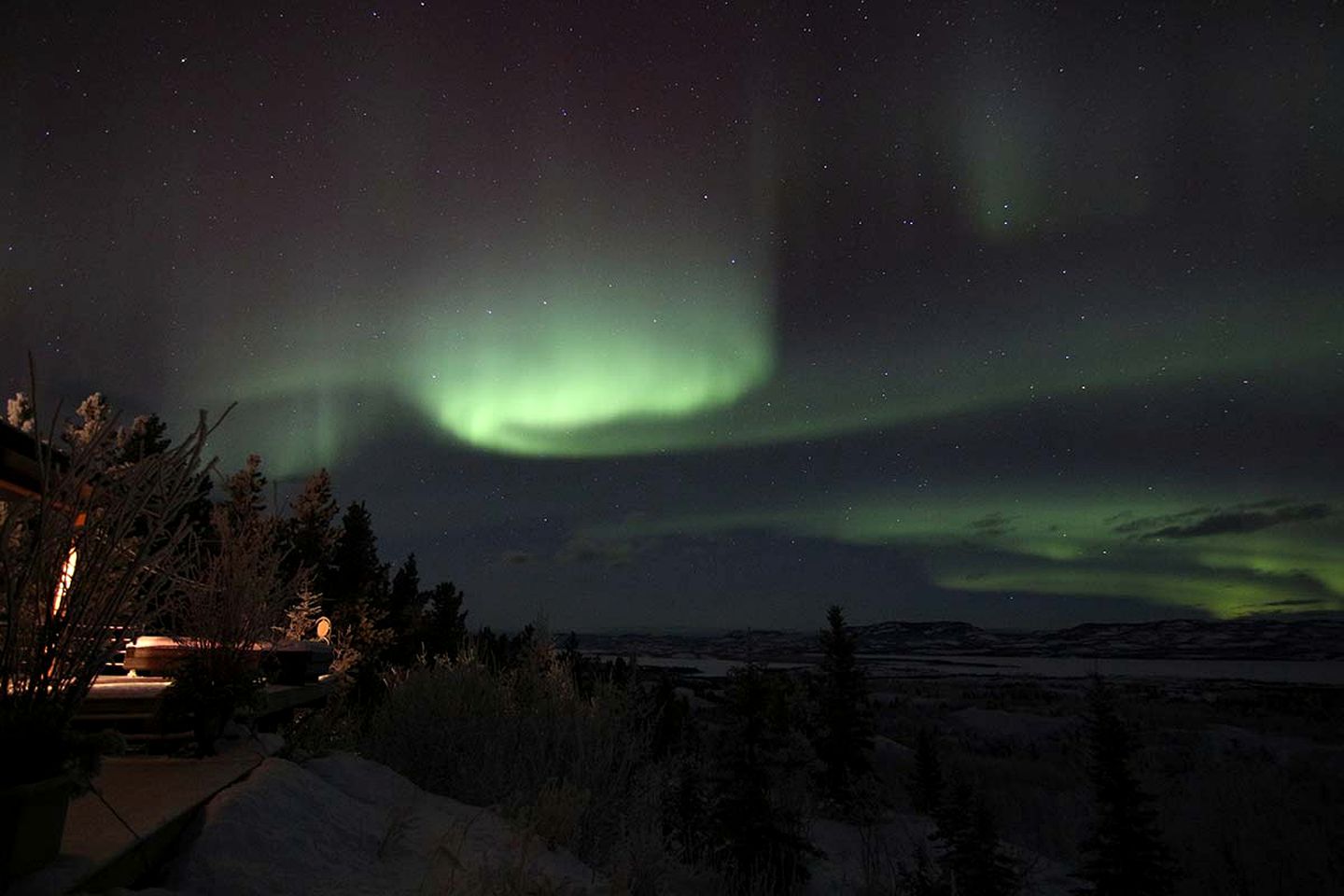 Secluded Bed and Breakfast with Northern Lights Views near Whitehorse, Yukon