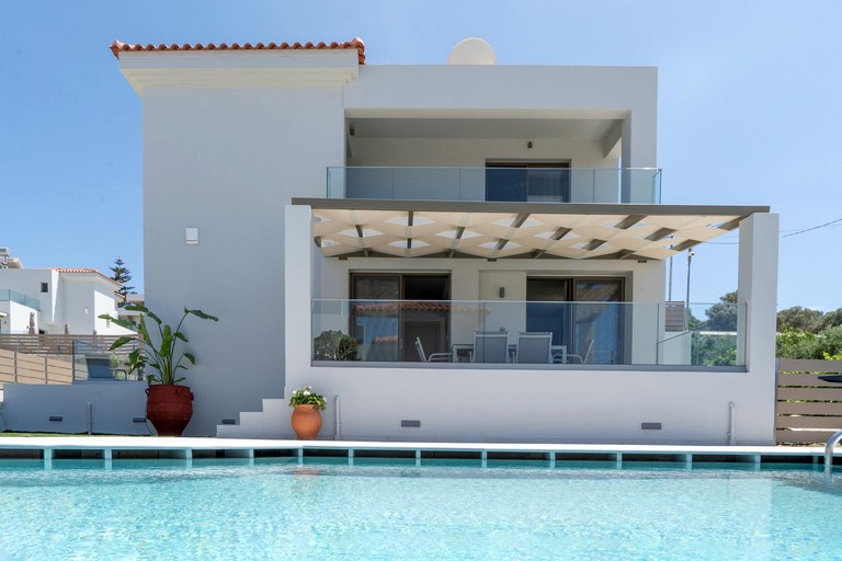 Scenic Hillside Villa with Private Pool near Rethymnon in Arkadi, Crete