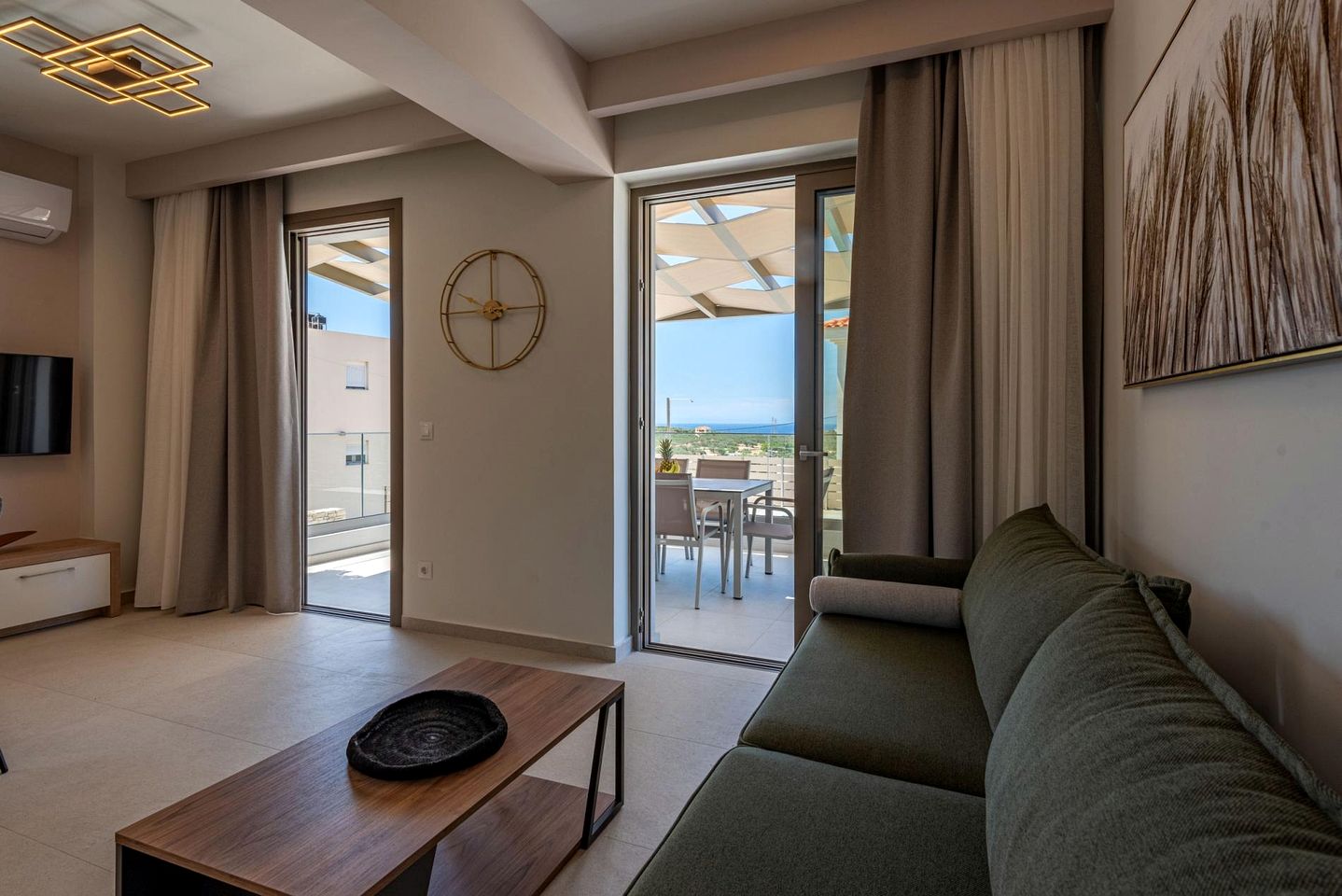 Scenic Hillside Villa with Private Pool near Rethymnon in Arkadi, Crete