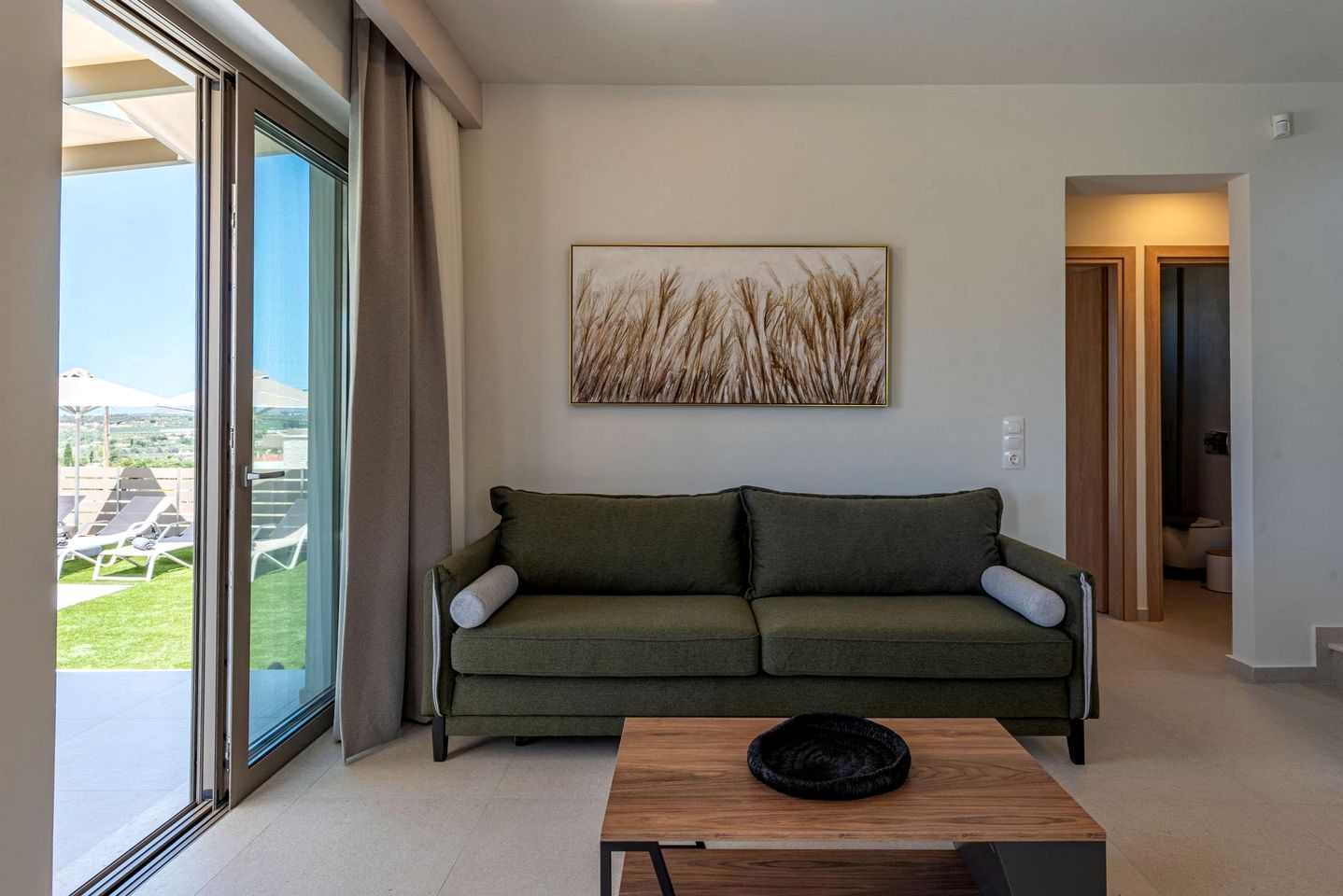 Scenic Hillside Villa with Private Pool near Rethymnon in Arkadi, Crete