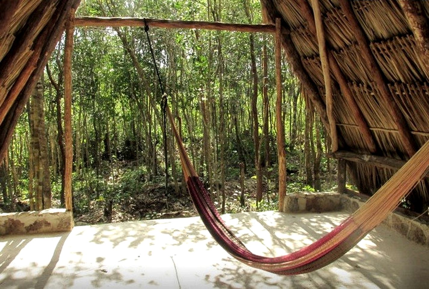 Traditional and Unique Mayan Hut Rental in Quintana Roo, Mexico