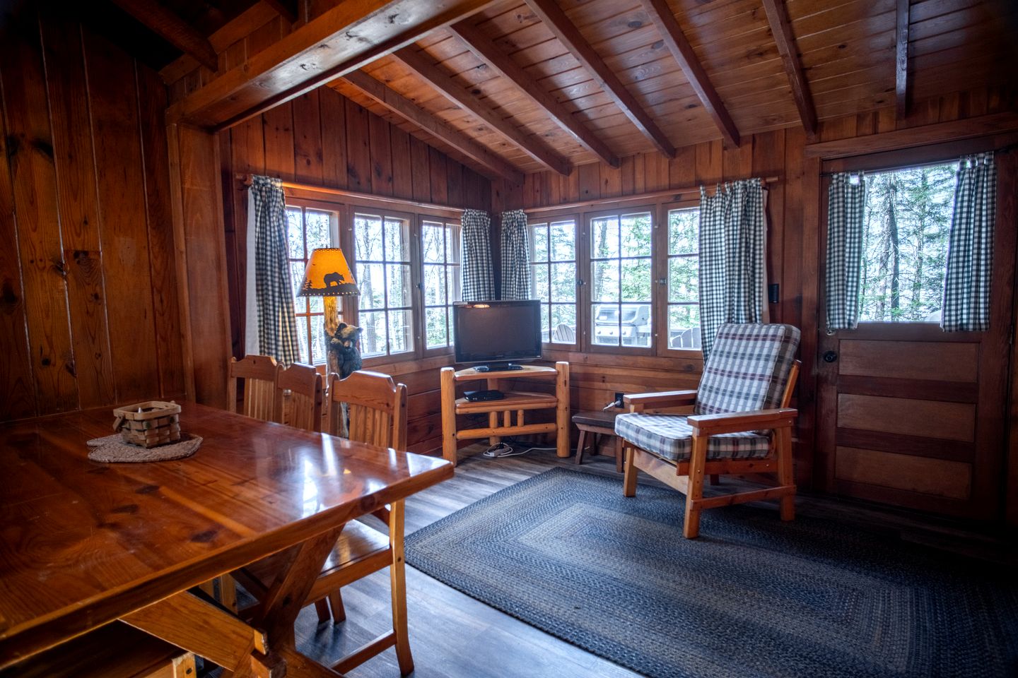 Authentic Rustic Cabin with Large Deck & Fireplace Near Birch Lake, Babbitt, MN