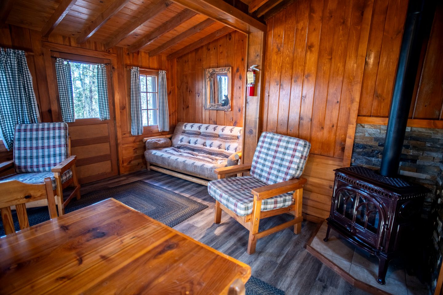 Authentic Rustic Cabin with Large Deck & Fireplace Near Birch Lake, Babbitt, MN