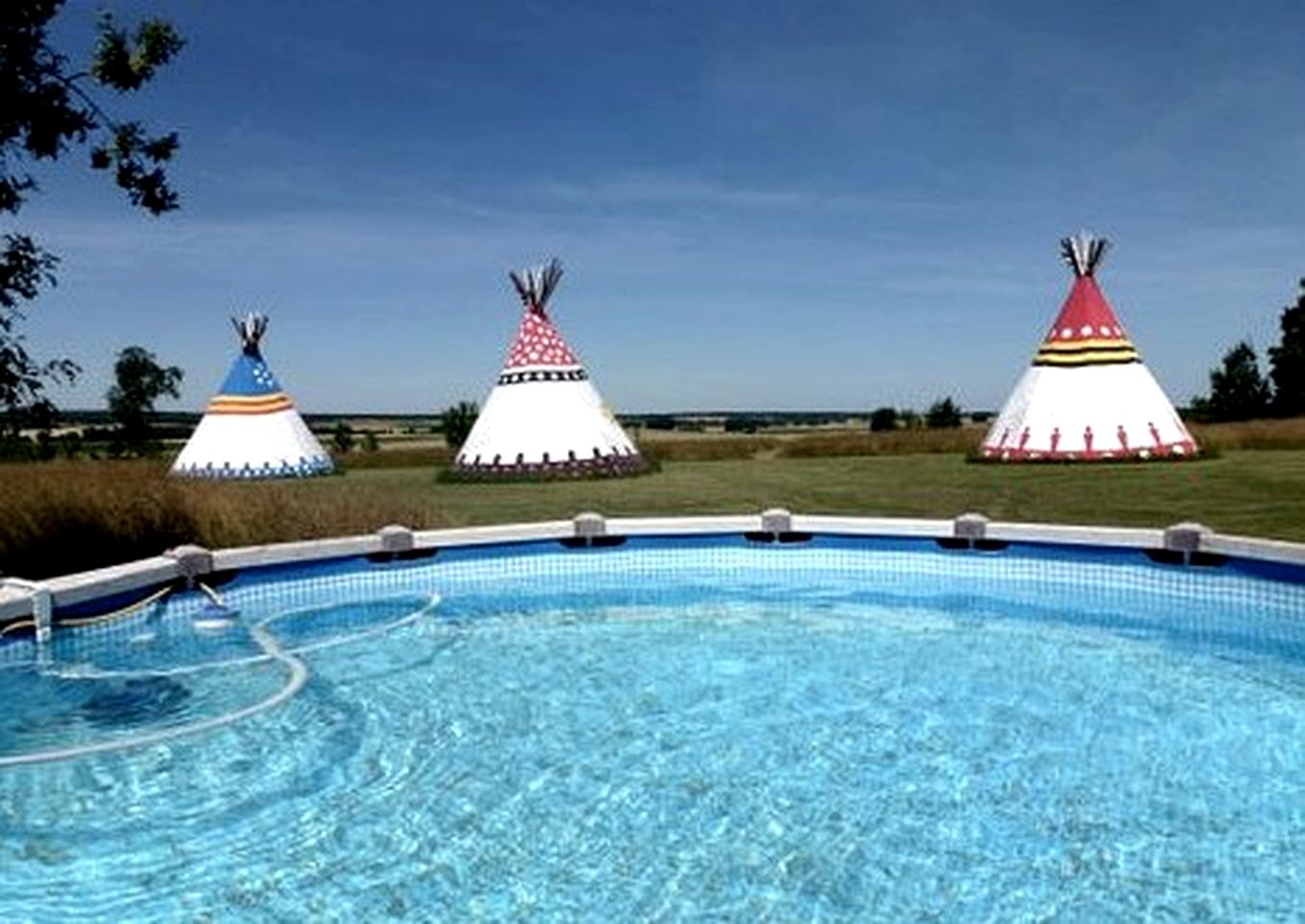 Authentic Tipis Hidden Away in the French Countryside, Charente