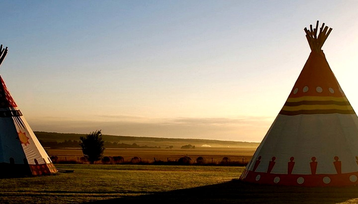 Authentic Tipis Hidden Away in the French Countryside, Charente