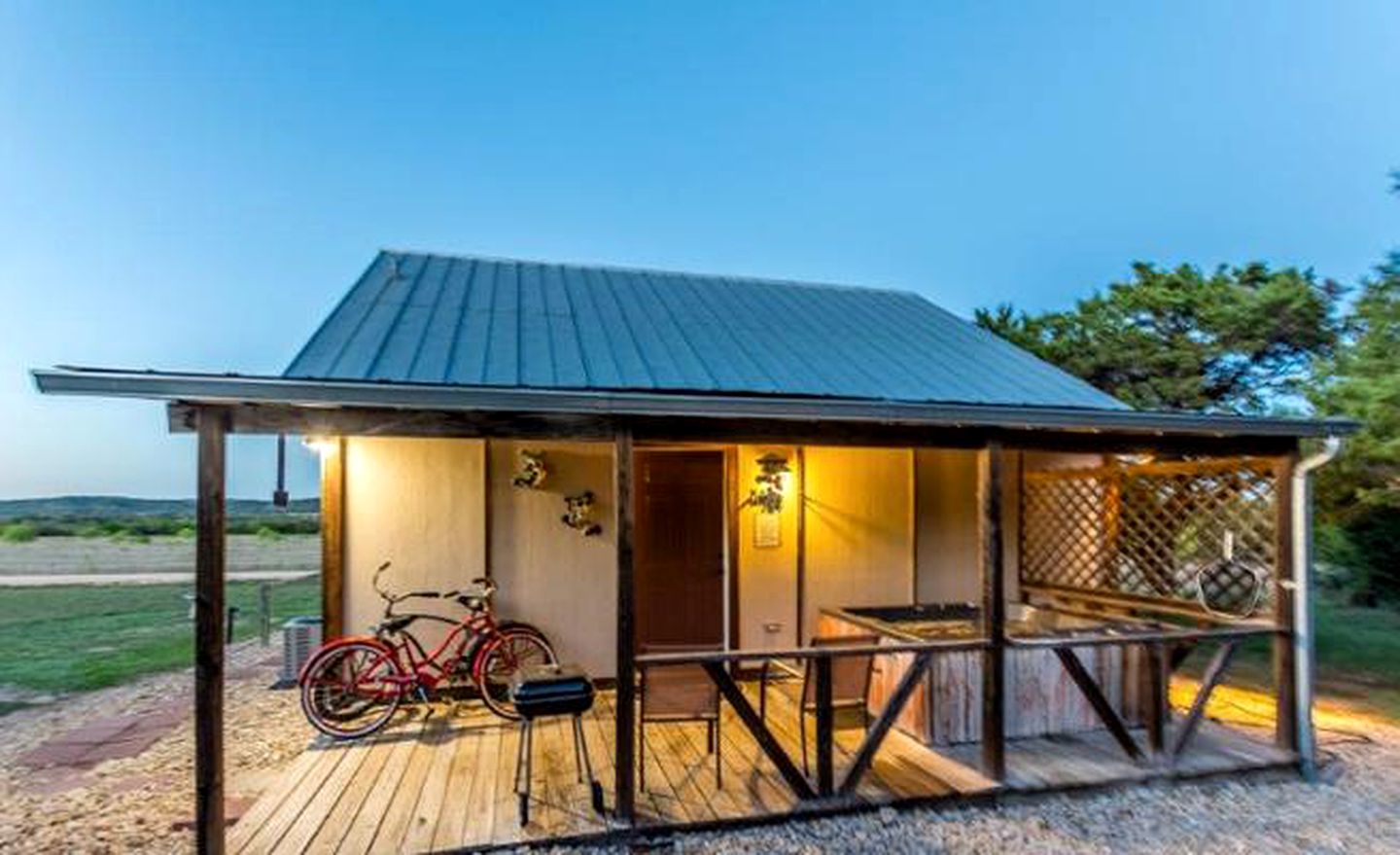 Secluded Cottage Rental for Two in the Heart of Hill Country near Fredericksburg, Texas