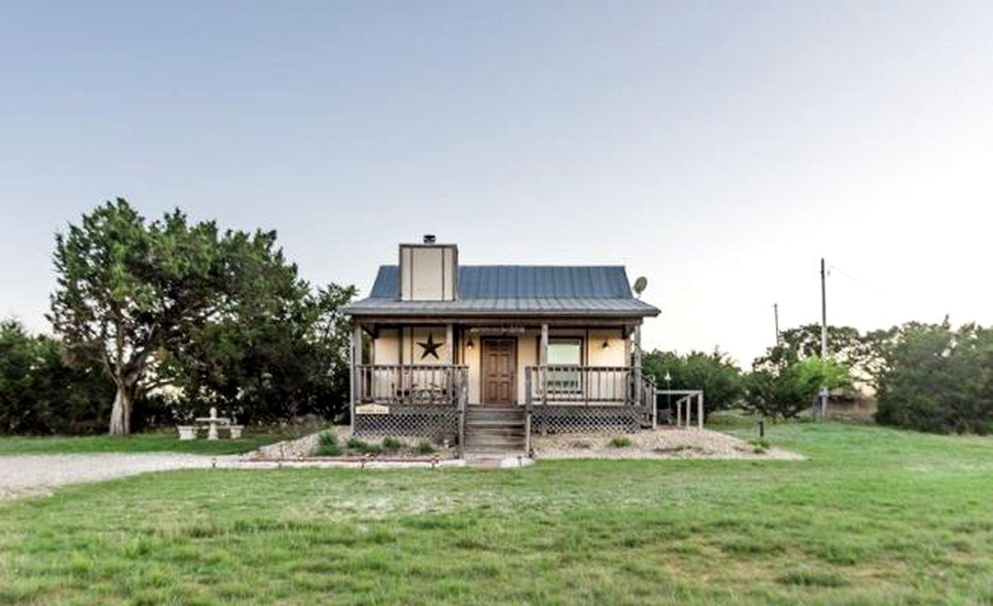 Secluded Cottage Rental for Two in the Heart of Hill Country near Fredericksburg, Texas