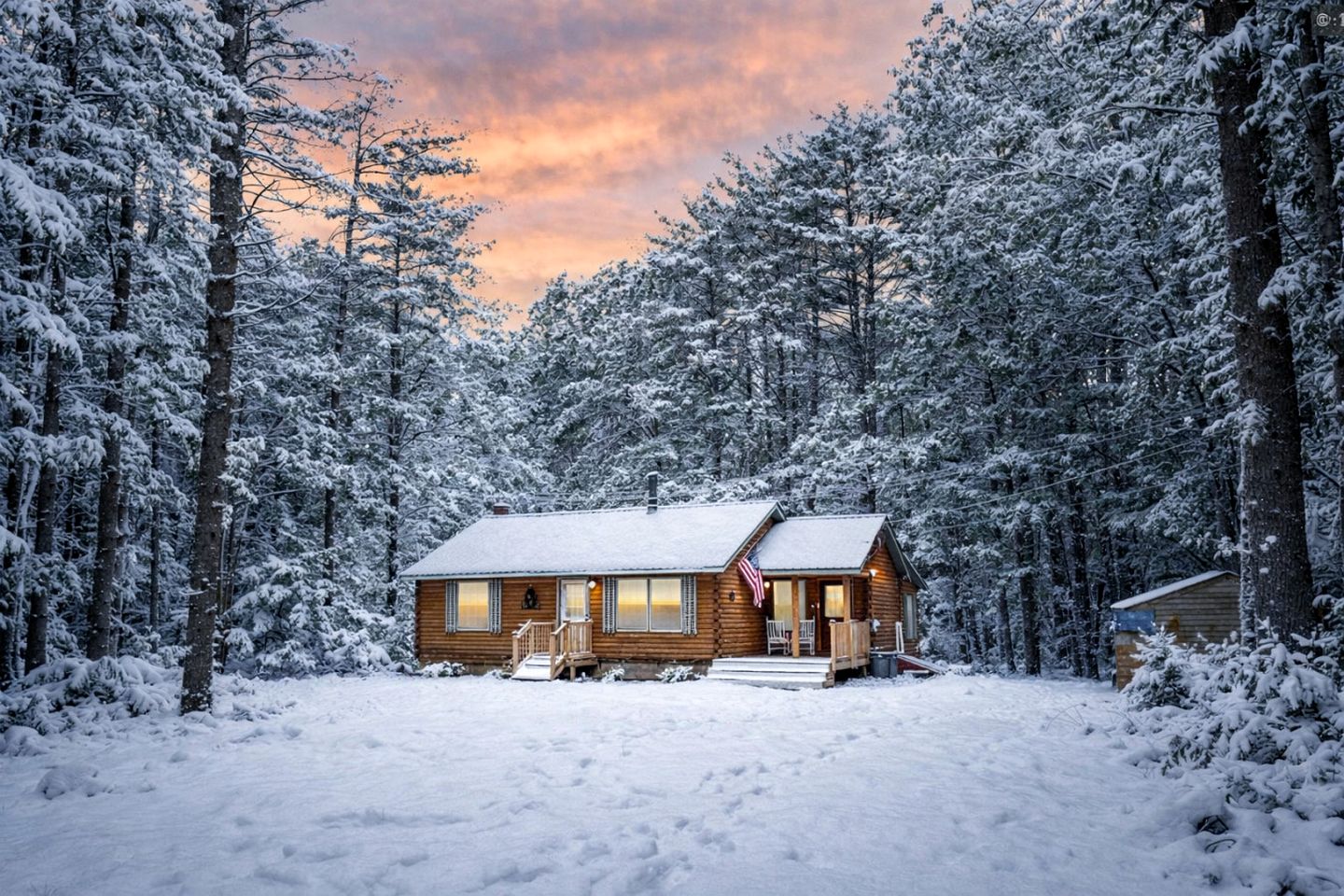 Log Cabins (United States of America, Denmark, Maine)