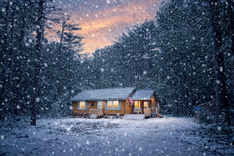 Log Cabins (United States of America, Denmark, Maine)