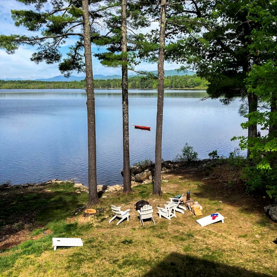 Awesome Secluded Cabin with Fire Pit and Lake Access in Fryeburg, Maine