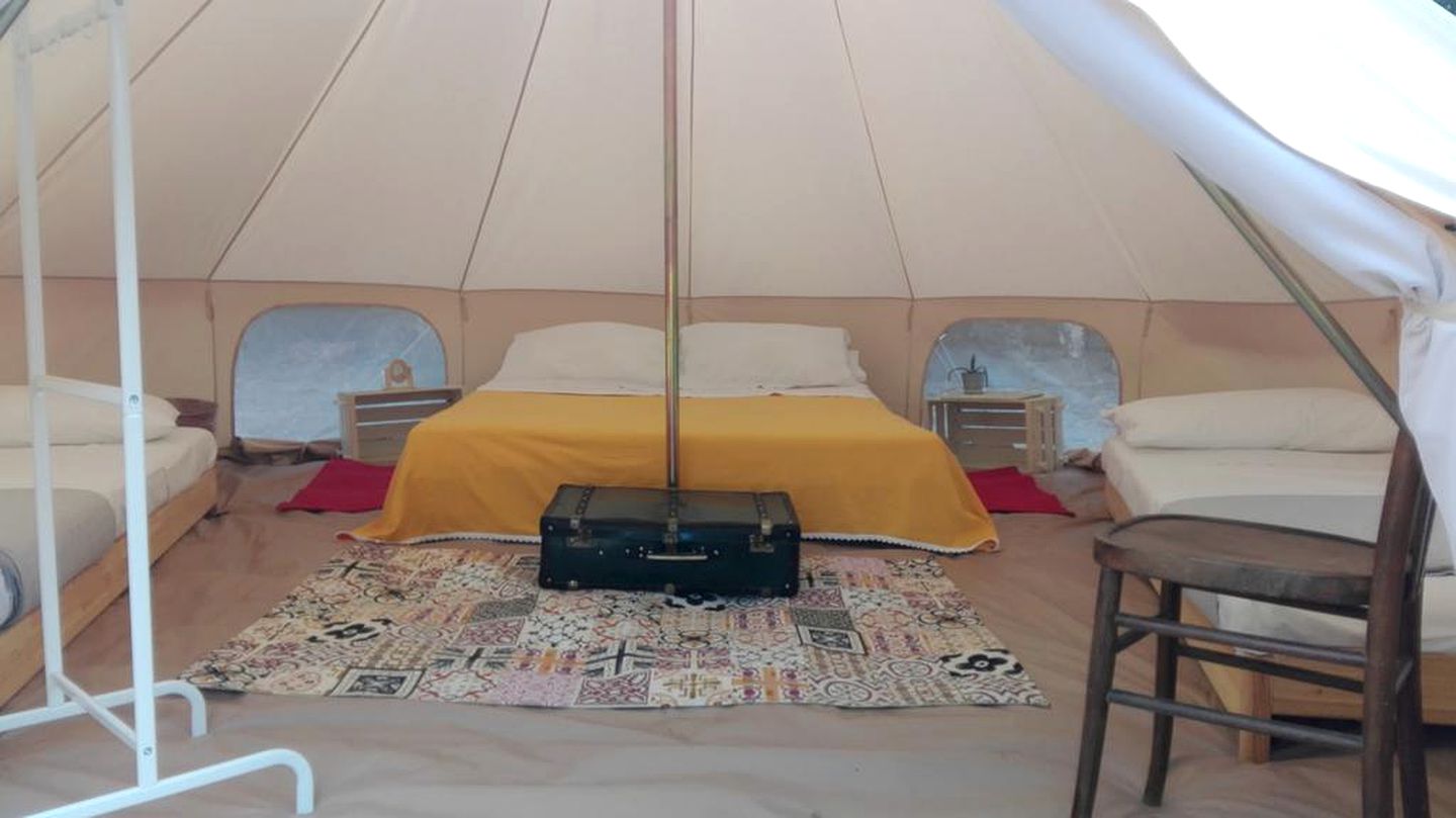 Charming Bell Tent Rental Situated near Trapani, Sicily