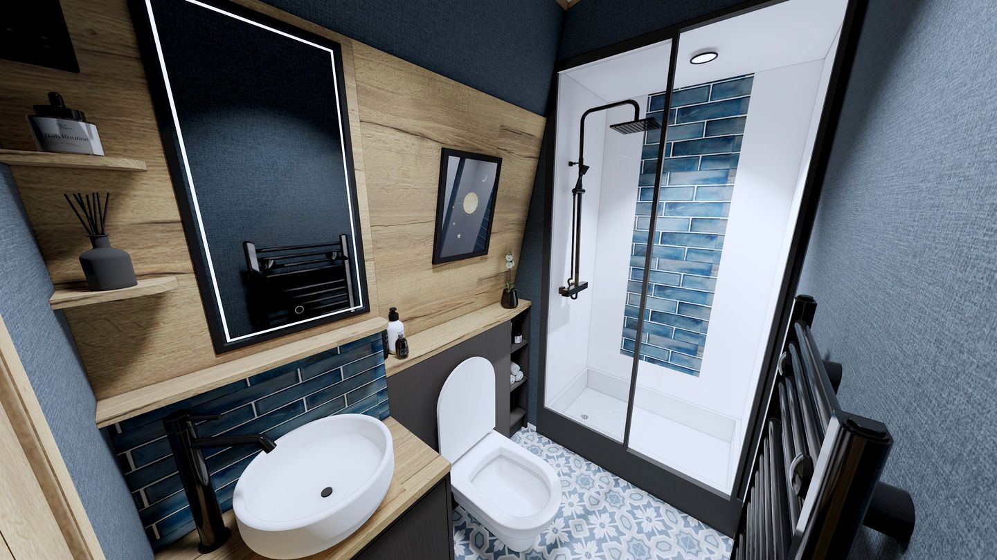 Romantic Luxury Glamping Pod with Outdoor Hot Tub near Billing Aquadrome, Northamptonshire