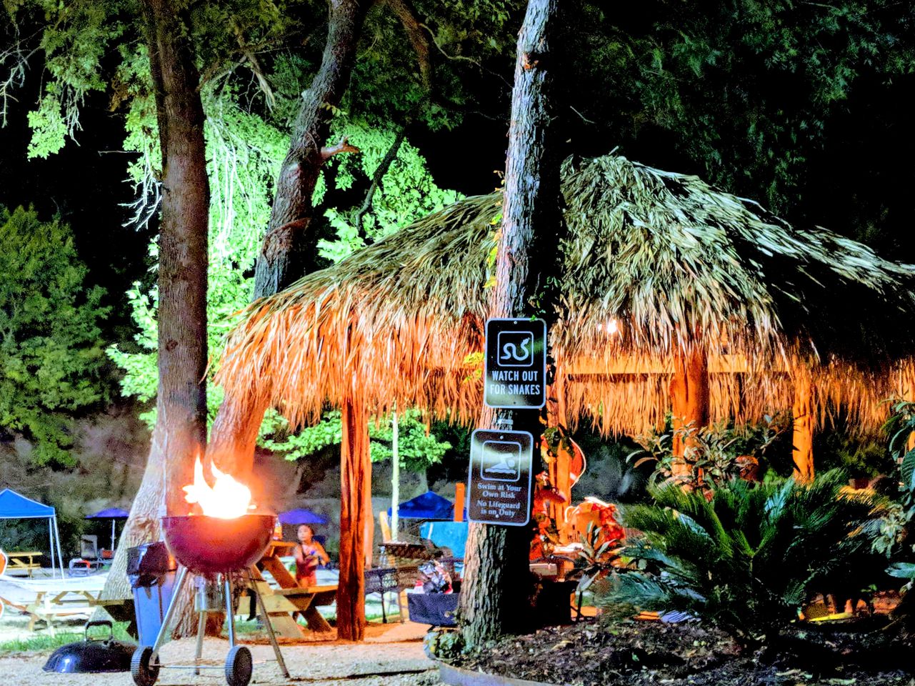 B Son's Riverside Safari Tent in Kingsbury, TX