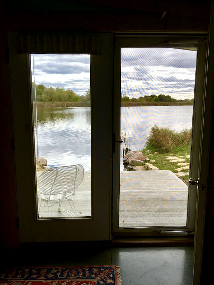Romantic Riverfront Cottage with a Pier near Milwaukee, Wisconsin