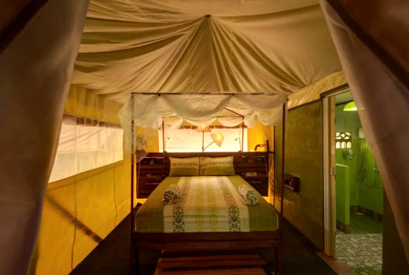 Lakeside Luxury Camping Tent in a Lush Nature Park near Bang Tao Beach, Thailand