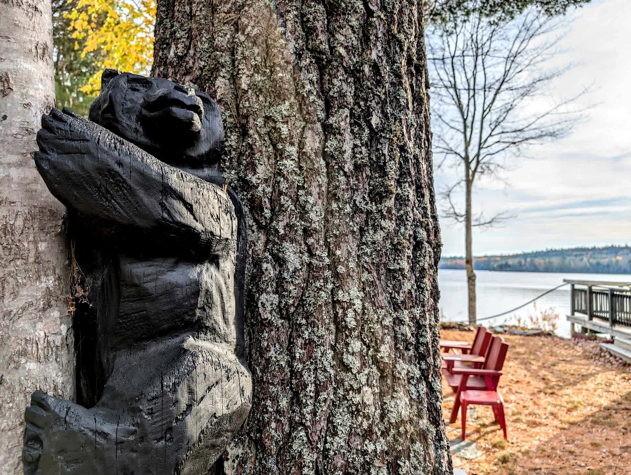Family and Dog Friendly Lakefront Cabin in Maine near Tidal Falls and Kisma Preserve