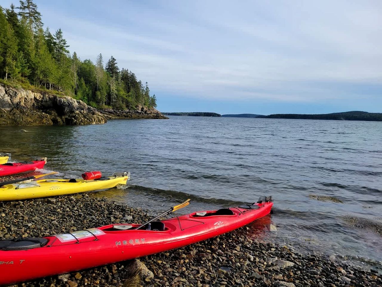 Family and Dog Friendly Lakefront Cabin in Maine near Tidal Falls and Kisma Preserve