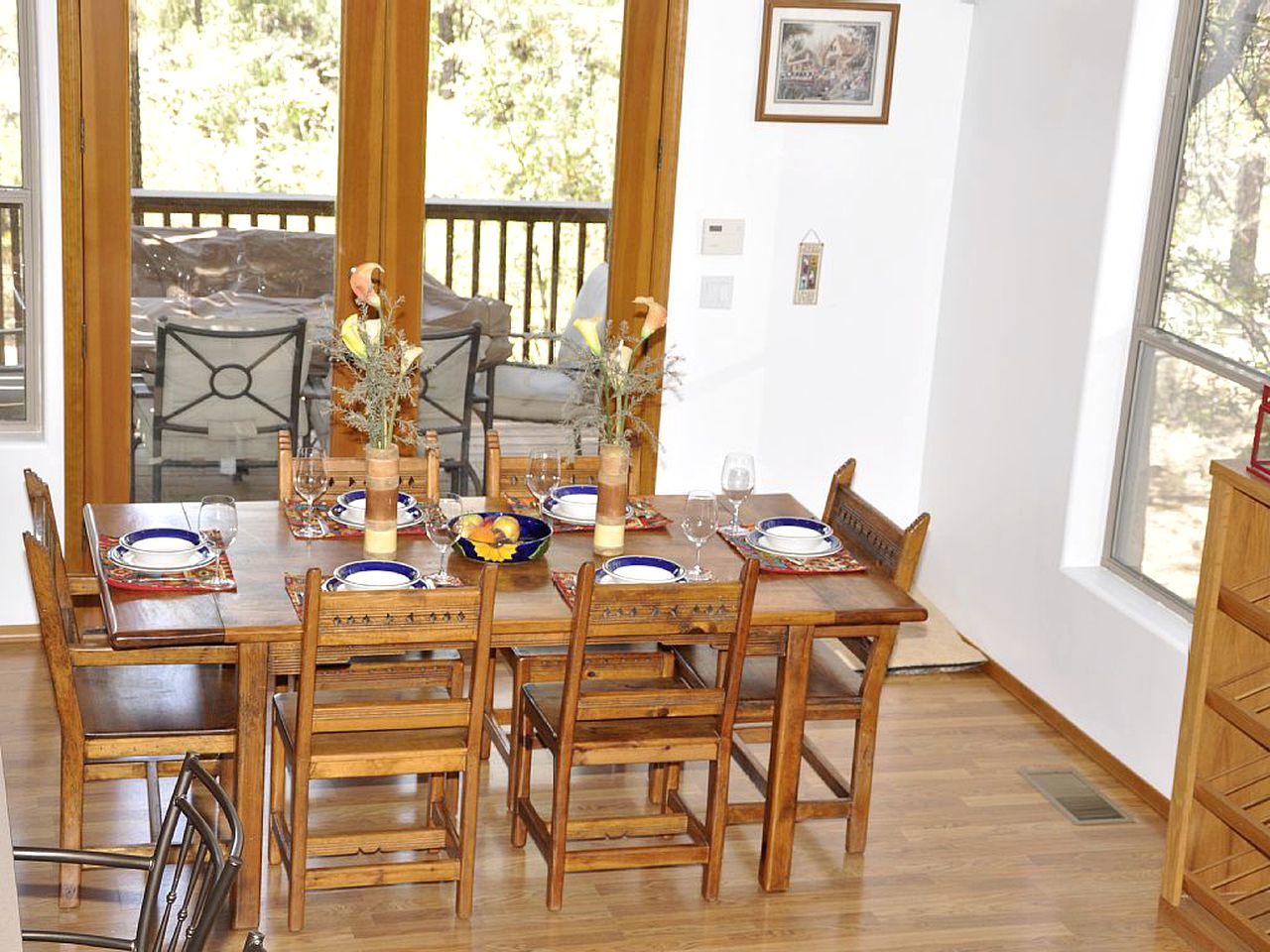 Spacious Woodland Log Cabin Rental with Mogollon Rim Views in Payson, Arizona