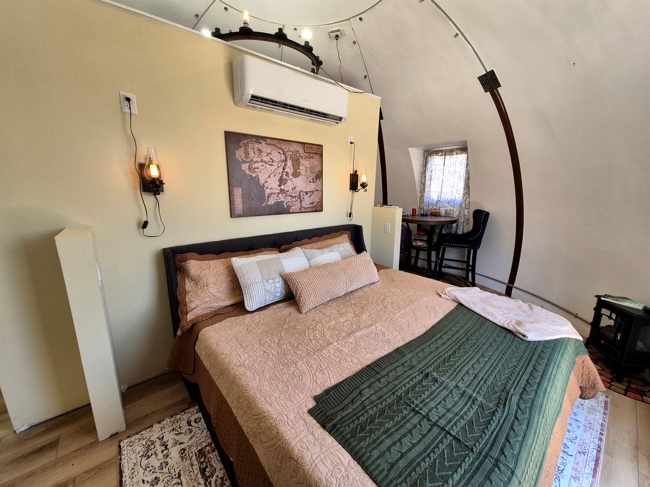 Secluded Woodland Geodome with Panoramic Views & Private Trails in Milledgeville, Georgia