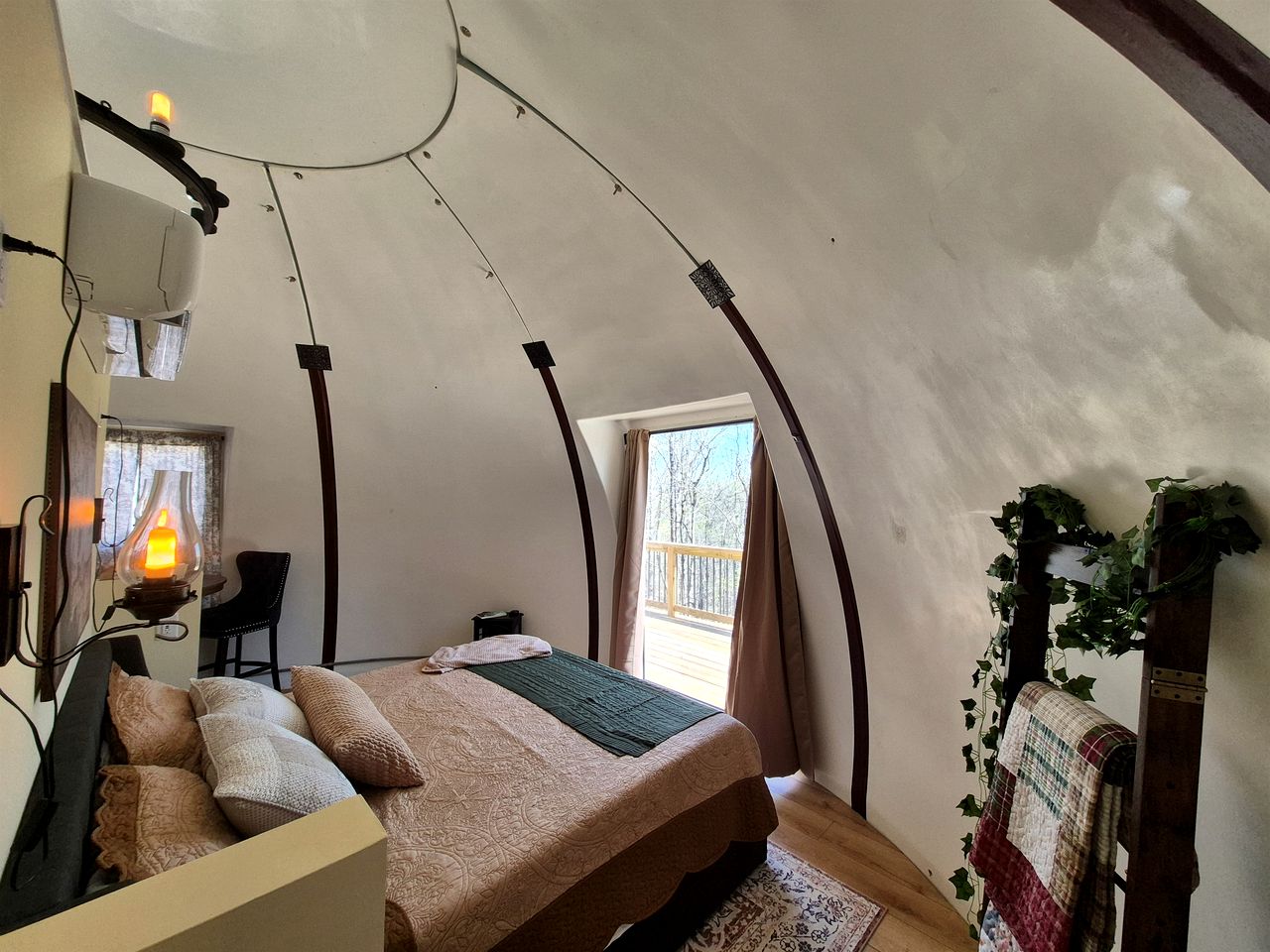 Secluded Woodland Geodome with Panoramic Views & Private Trails in Milledgeville, Georgia