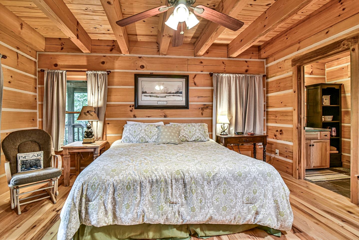 Stunning Mountain Cabin with Hot Tub and Game Room Near Asheville in Old Fort, NC