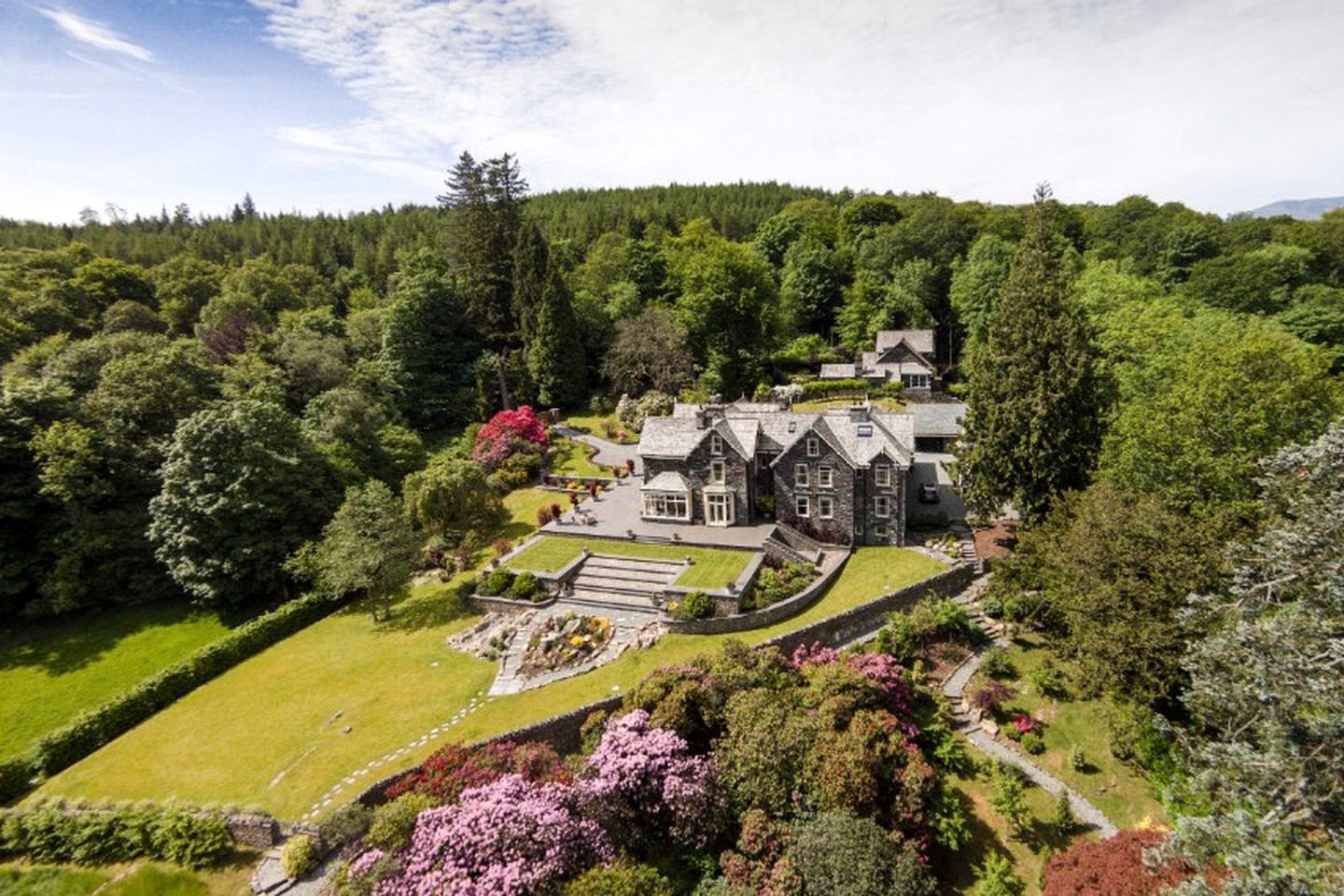 Elegant and Lavish Estate Overlooking Lake Windermere in England's Lake District