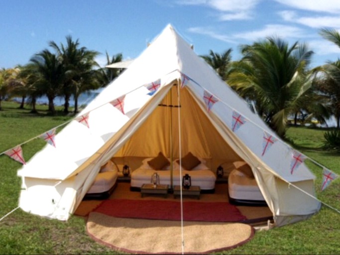 Bell Tents (South Water Caye, Stann Creek District, Belize)