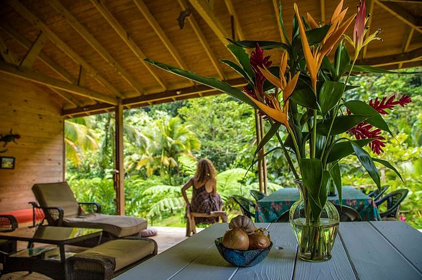 Relaxing Jungle Getaway with Amazing Garden Views in Saint David, Dominica