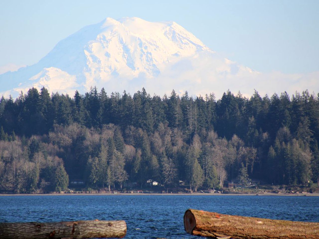 Rustic Cabin with a Pool and Hot Tub on Harstine Island in Washington