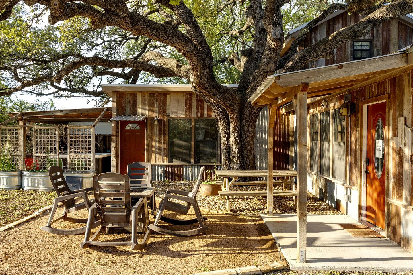 Chic, Renovated Barn with Hot Tub near the Heart of Fredericksburg Texas, Perfect for a Rustic Escape