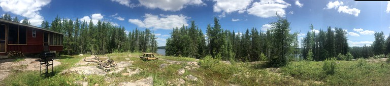 Log Cabins (Savant Lake, Ontario, Canada)