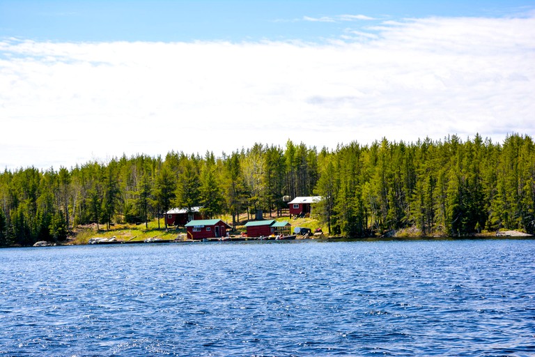 Log Cabins (Savant Lake, Ontario, Canada)