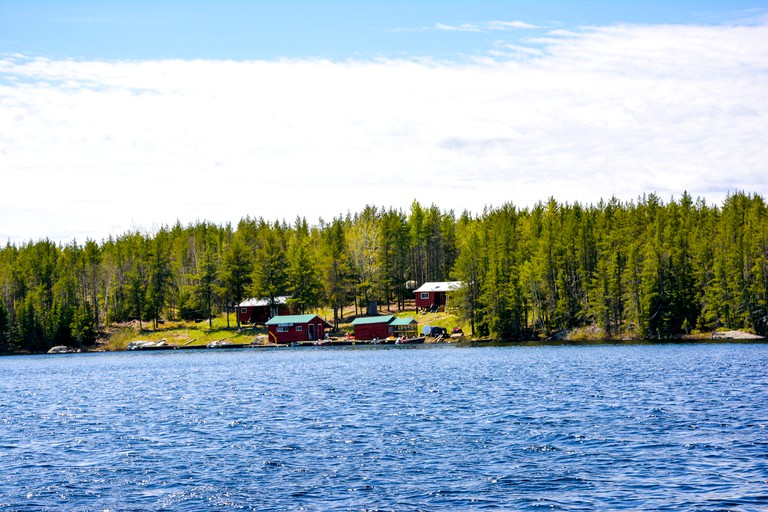 Log Cabins (Savant Lake, Ontario, Canada)