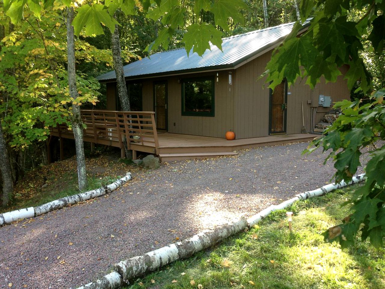 Secluded Waterfront Cabin Rental on Lake Superior near Red Cliff, Wisconsin