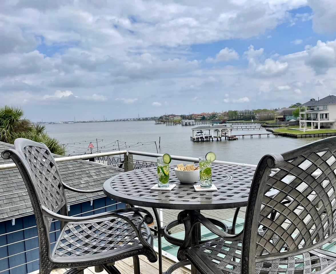Fabulous Waterfront Home with Private Boat Ramp and Gorgeous Bay Views in League City, Texas