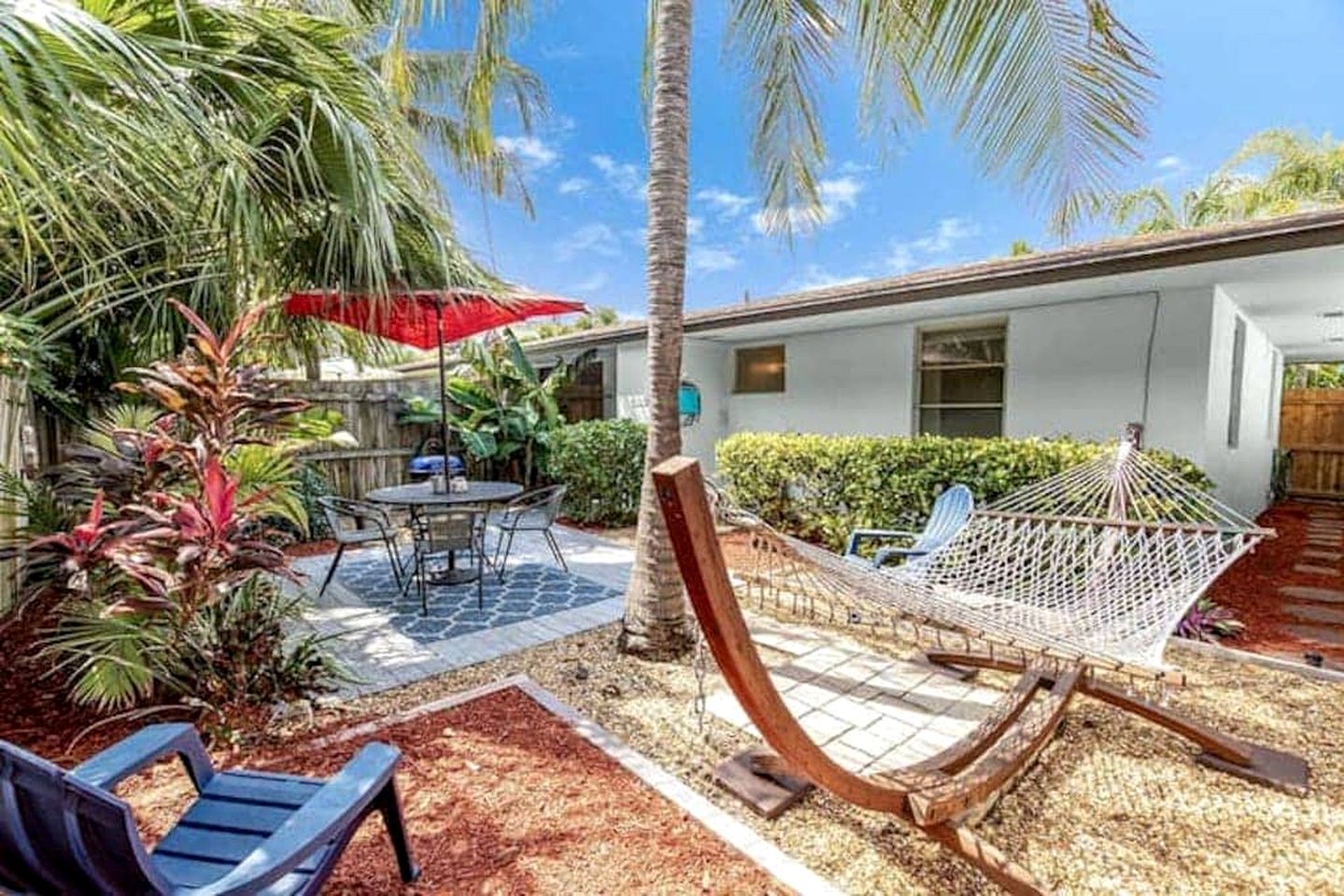 Charming Coastal Retreat with Private Courtyard Near Beach & Dining in West Palm Beach, Florida