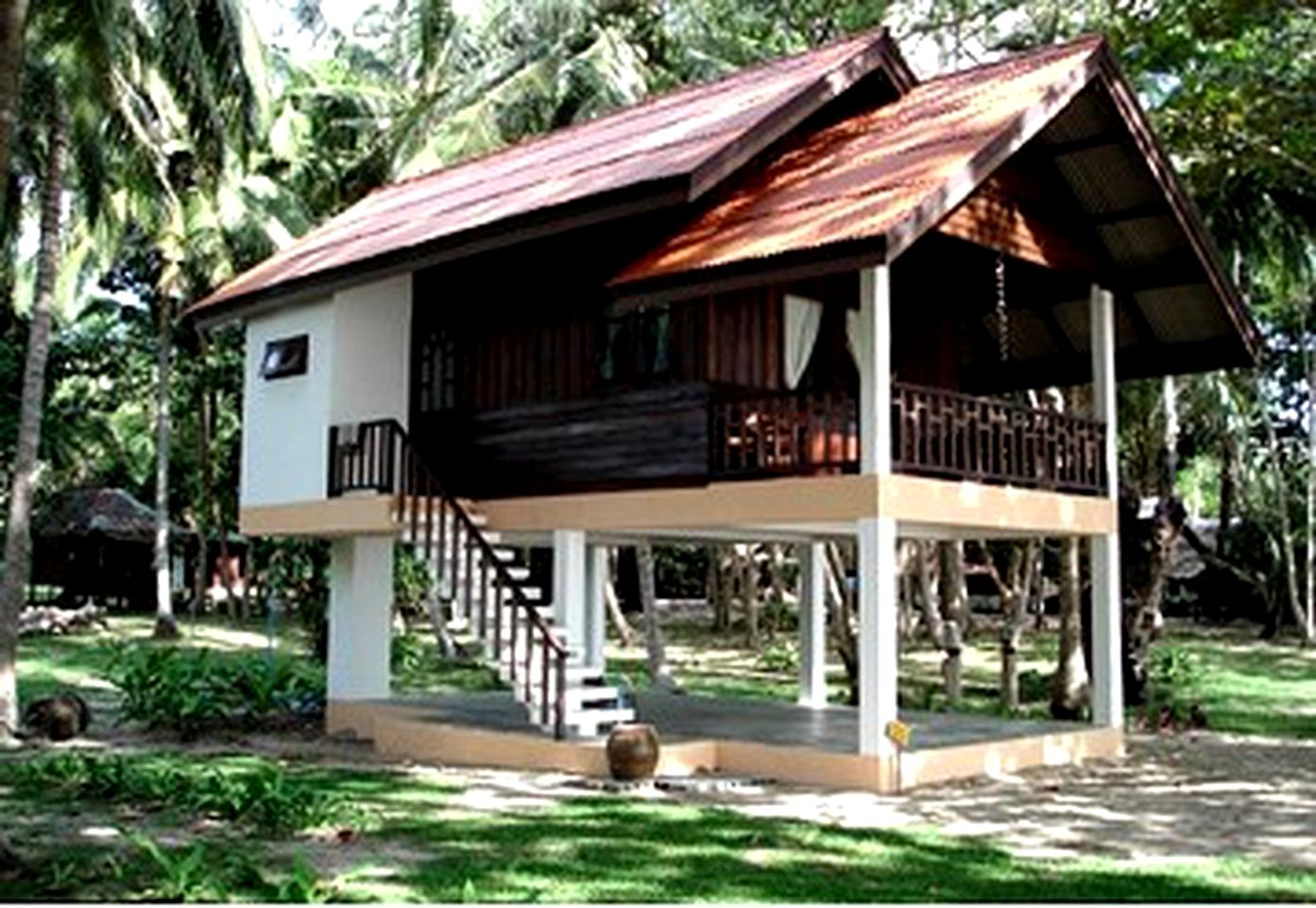 Beach Bungalows on Secluded Island, Thailand