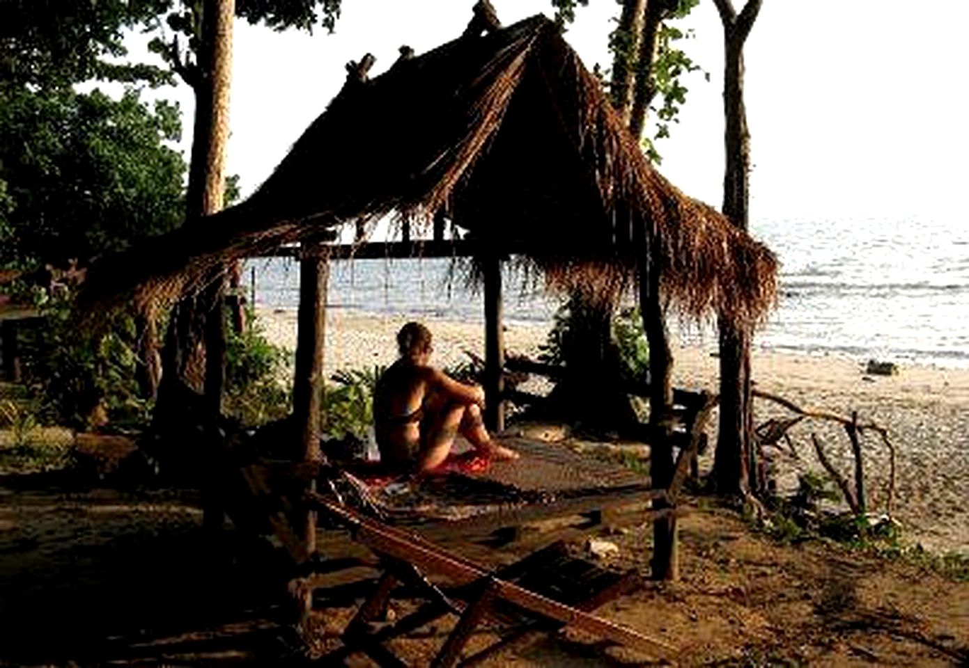 Beach Bungalows on Secluded Island, Thailand