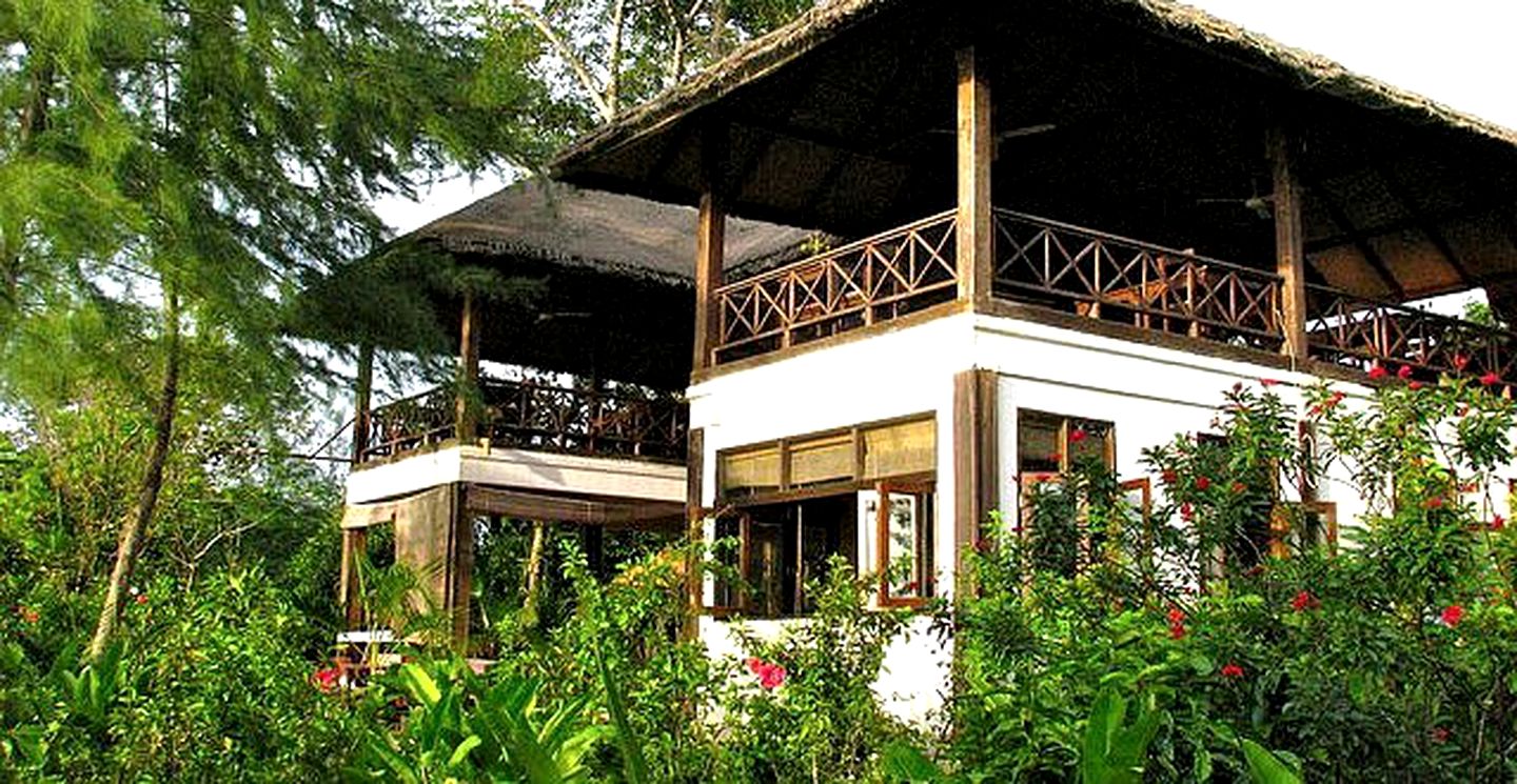 Beach Cabins at Eco-Glam Resort on Hidden Island of Koh Phra Thong, Southern Thailand