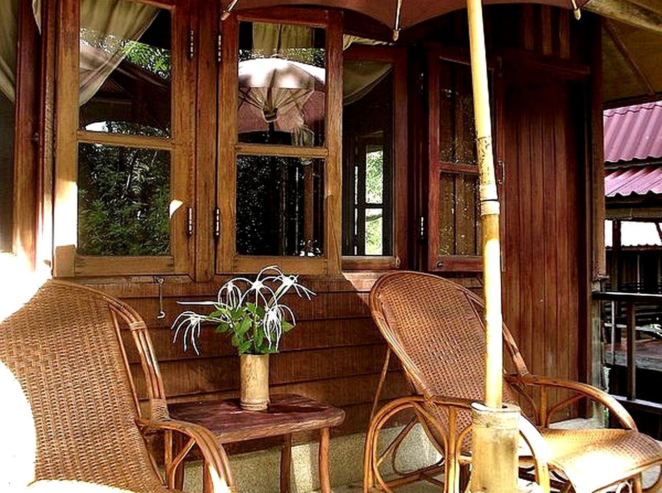 Beach Cabins at Eco-Glam Resort on Hidden Island of Koh Phra Thong, Southern Thailand