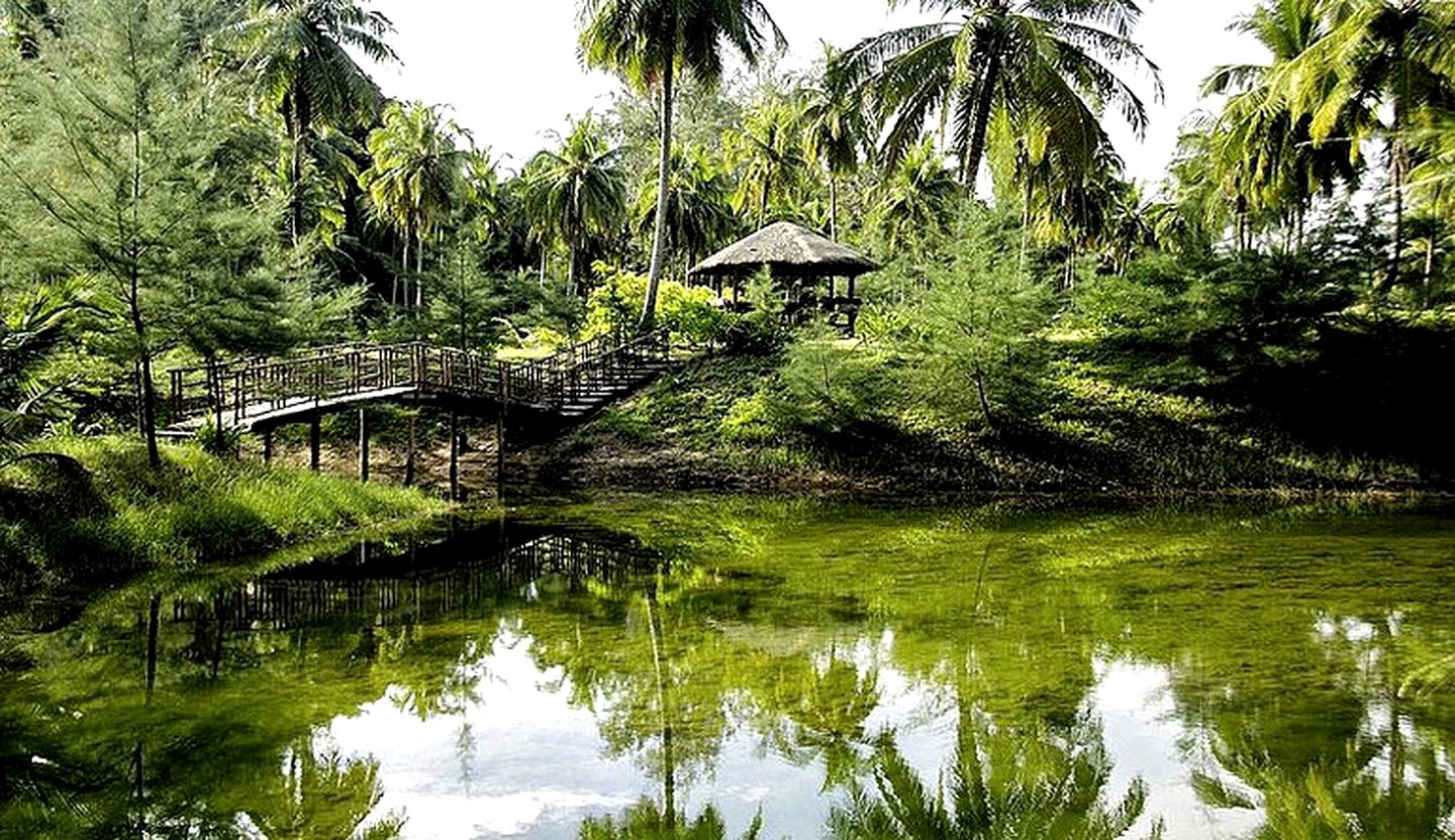 Beach Cabins at Eco-Glam Resort on Hidden Island of Koh Phra Thong, Southern Thailand