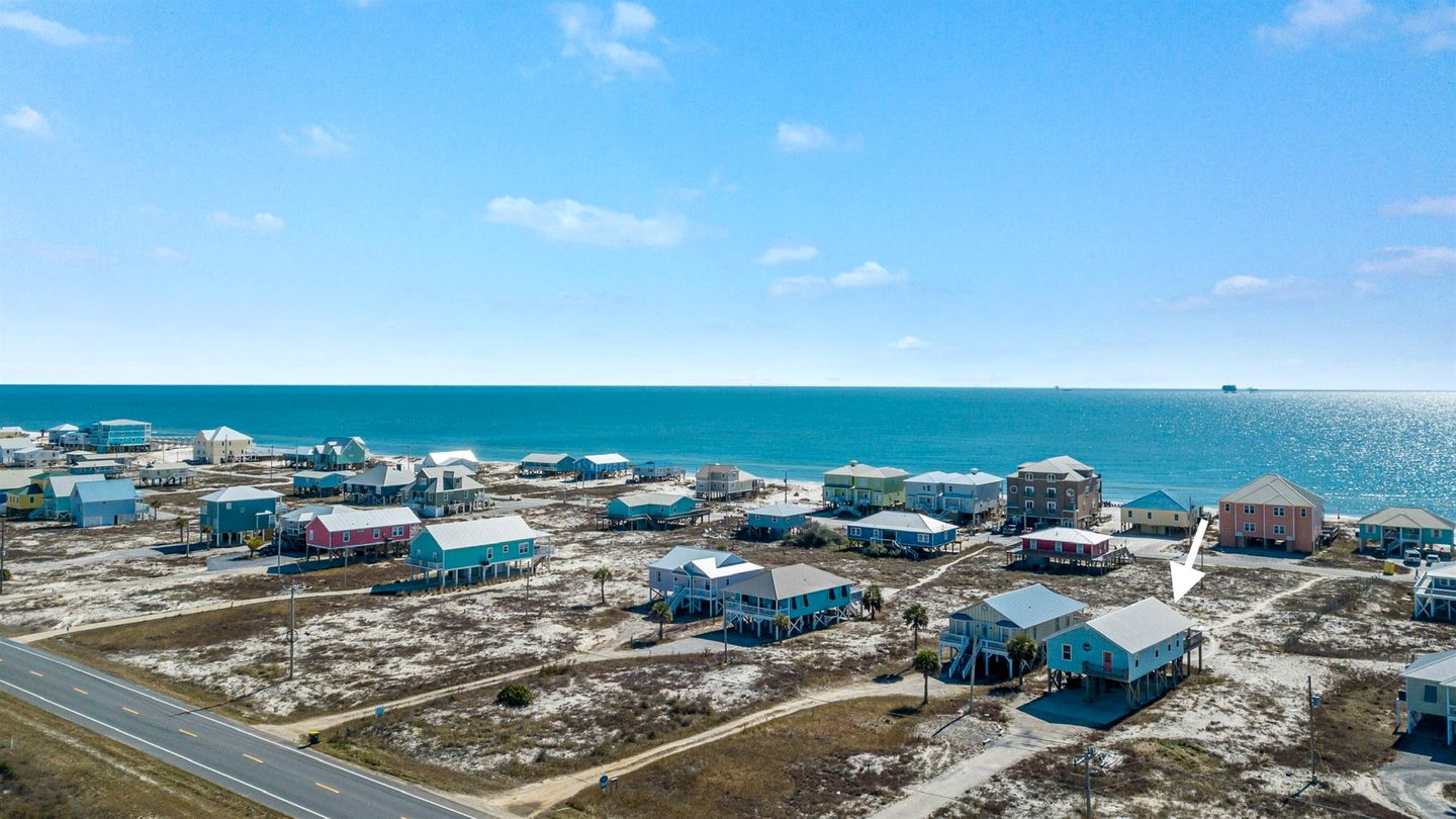 Beach Front Cottage with Private Heated Pool in Alabama