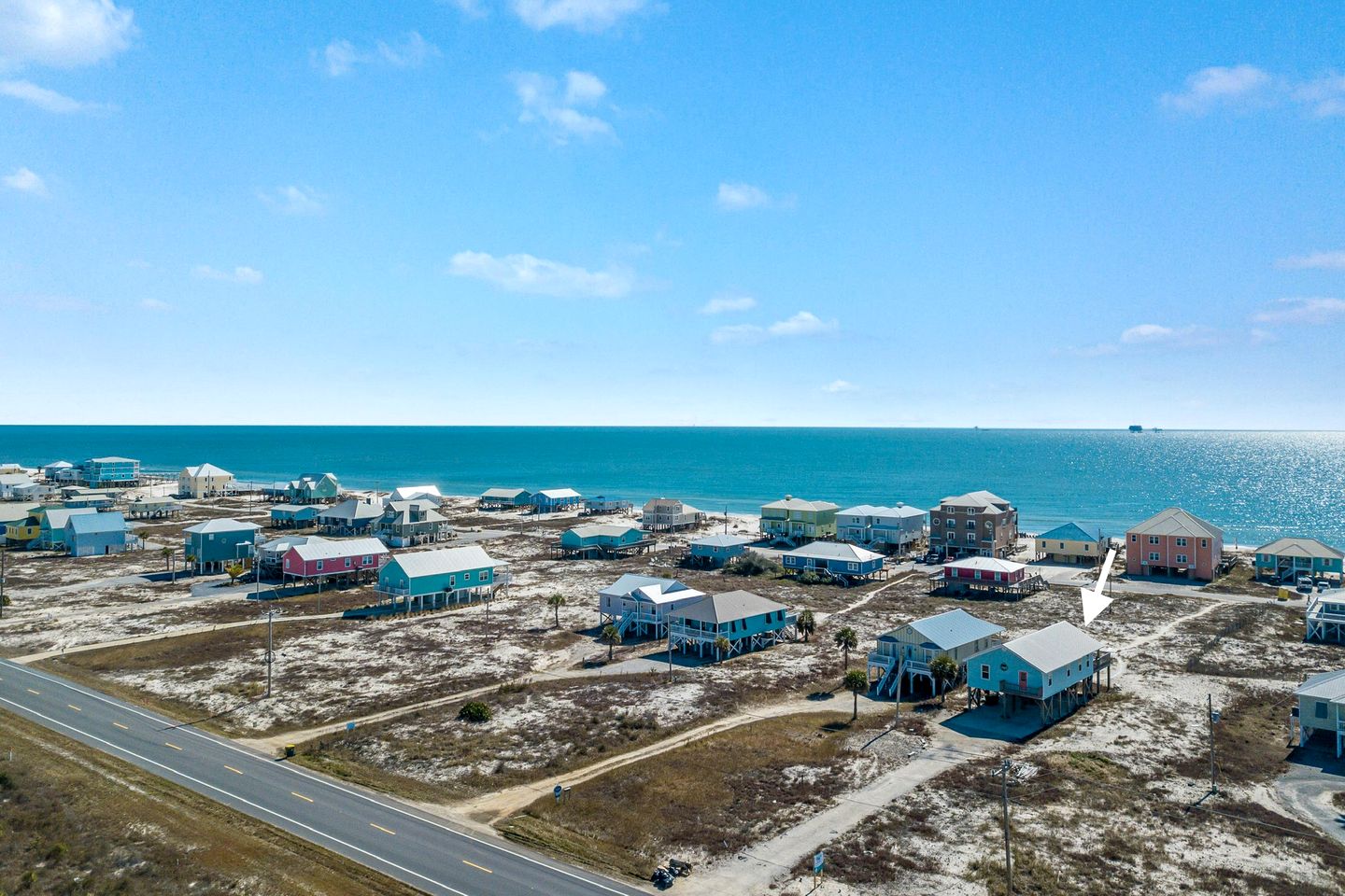Beach Front Cottage with Private Heated Pool in Alabama