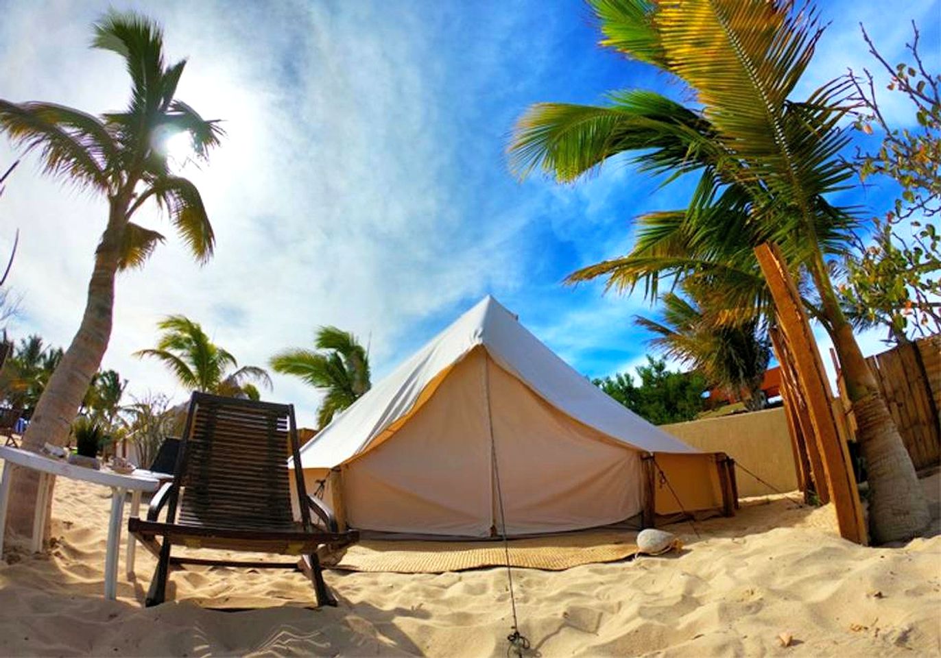 Beachfront Tent Rental for a Glamping Getaway on the Baja Peninsula near La Paz, Mexico