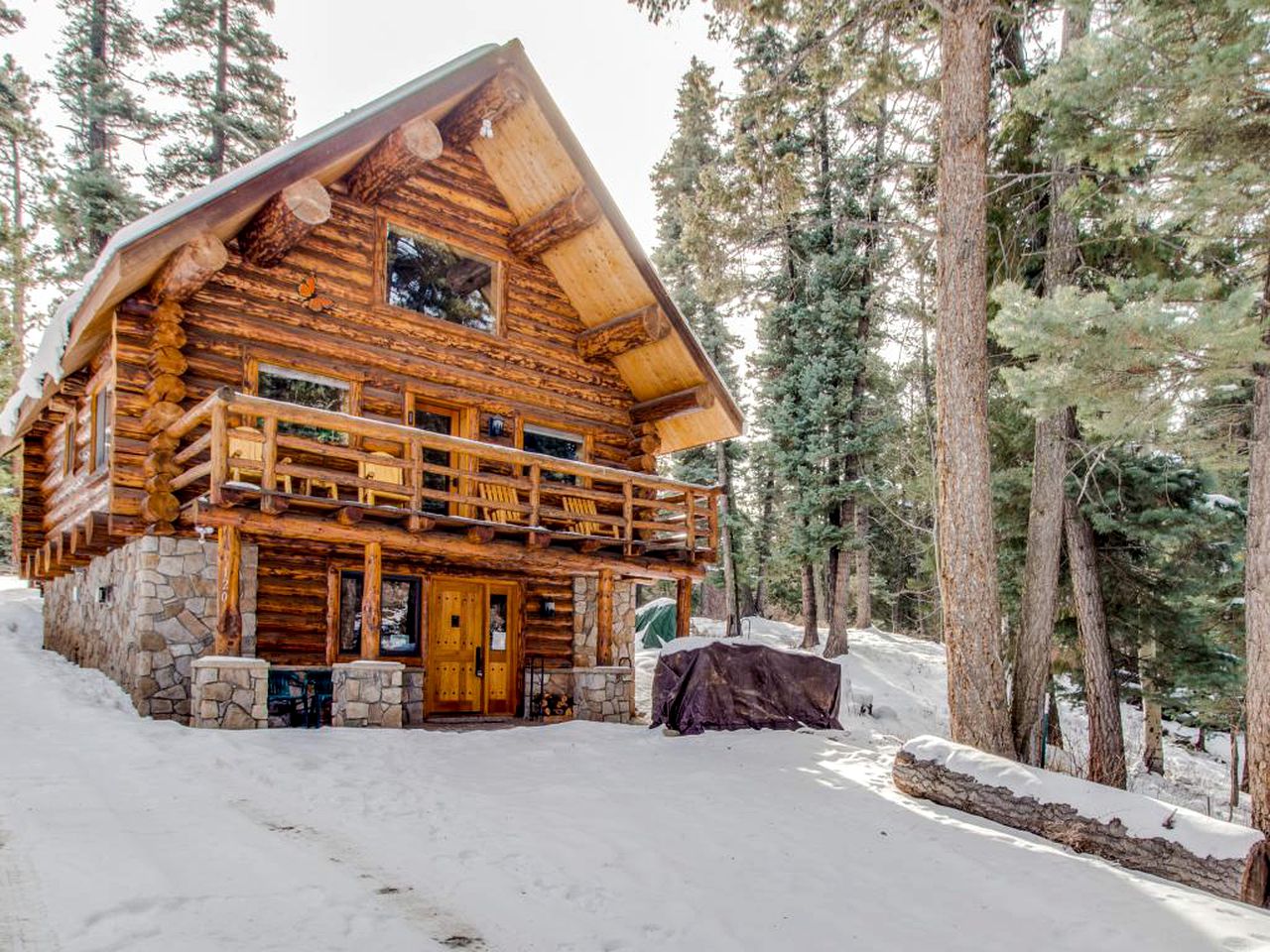 Secluded Log Cabin near Durango, Colorado