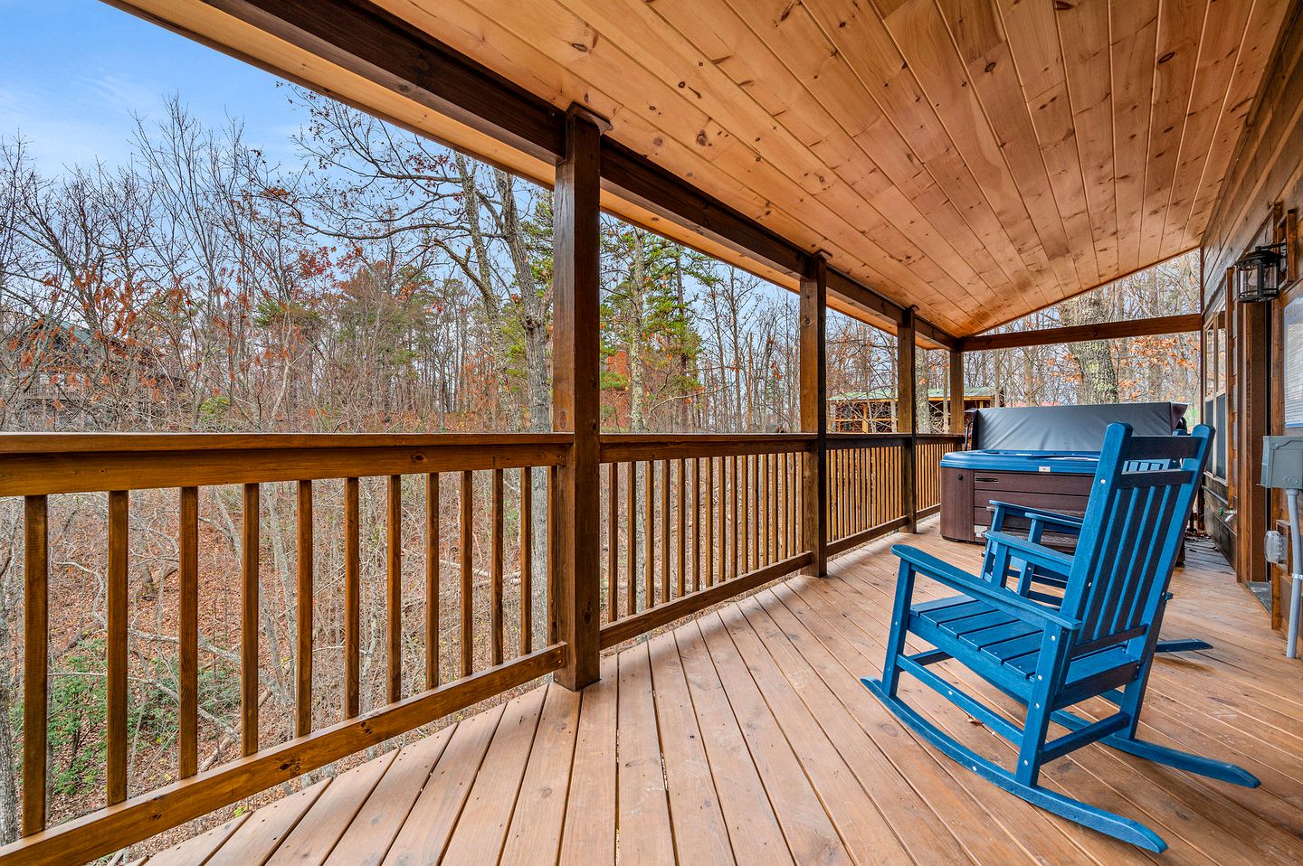 Movie Magic and Mountain Views: Family Cabin in Sevierville with Deck Hot Tub