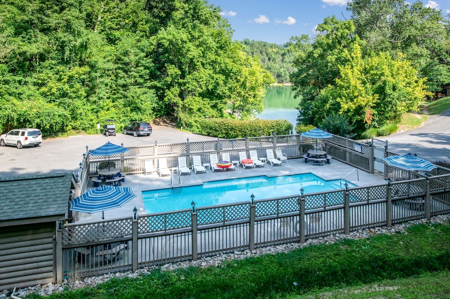 Picturesque Log Cabin with Private Hot Tub and Arcade Games on Douglas Lake near Sevierville, Tennessee